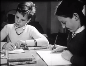 Richard Todd in the National children's Home in Harpenden 1954